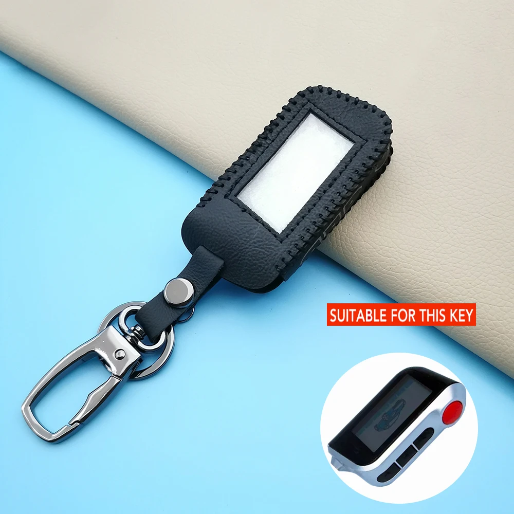 A93 Leather Car Key Chain Cover Skin Protection For Starline A63/A36/A66/A96 Two-Way Car Alarm Lcd Remote Control Accessories
A93 Leather Car Key Chain Cover Skin Protection For Starline A63/A36/A66/A96 Two-Way Car Alarm Lcd Remote Control Accessories