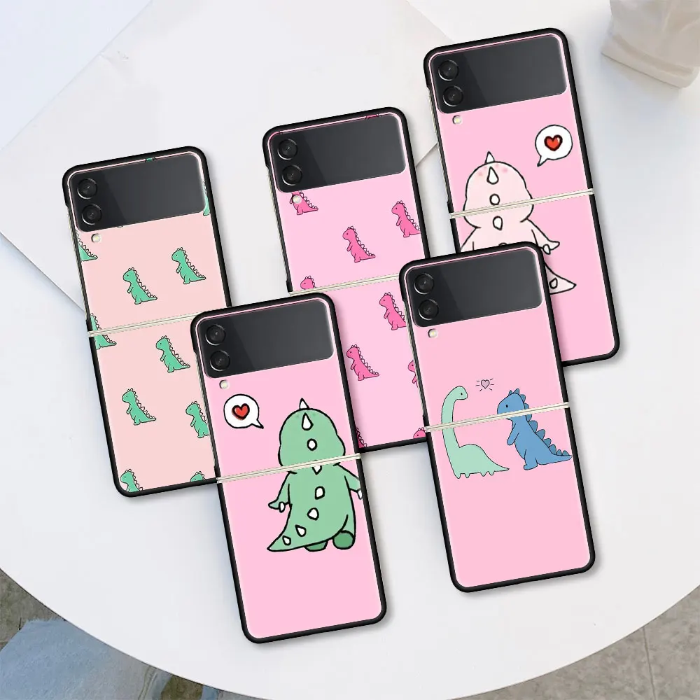 Cell Phone Housing For Samsung Galaxy Z Flip 3 5G Case Cute Little Dinosaur Shell Luxury Cover ZFlip Black Hard PC Coque
Cell Phone Housing For Samsung Galaxy Z Flip 3 5G Case Cute Little Dinosaur Shell Luxury Cover ZFlip Black Hard PC Coque