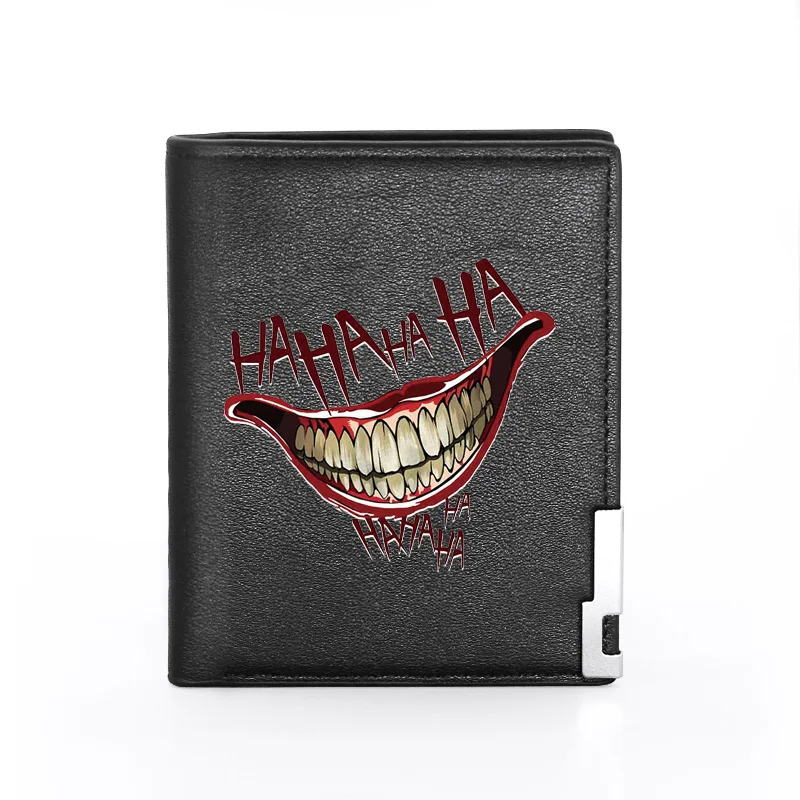 2020 New Arrivals Funny Hahaha Laugh Printing Black Pu Leather wallet Men Bifold Credit Card Holder Boy Short Purse Male
2020 New Arrivals Funny Hahaha Laugh Printing Black Pu Leather wallet Men Bifold Credit Card Holder Boy Short Purse Male