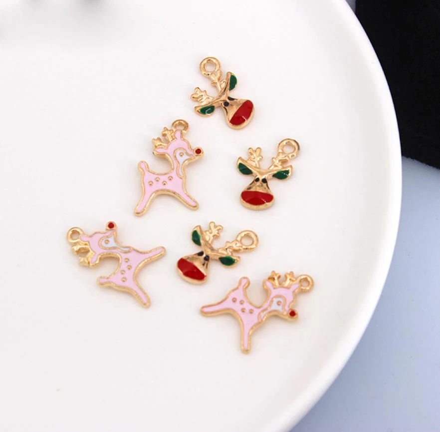 Enamel Christmas Elk Charm DIY Jewelry Making Accessories Earring Bracelet Necklace Pendant Zinc Alloy Finding
Enamel Christmas Elk Charm DIY Jewelry Making Accessories Earring Bracelet Necklace Pendant Zinc Alloy Finding