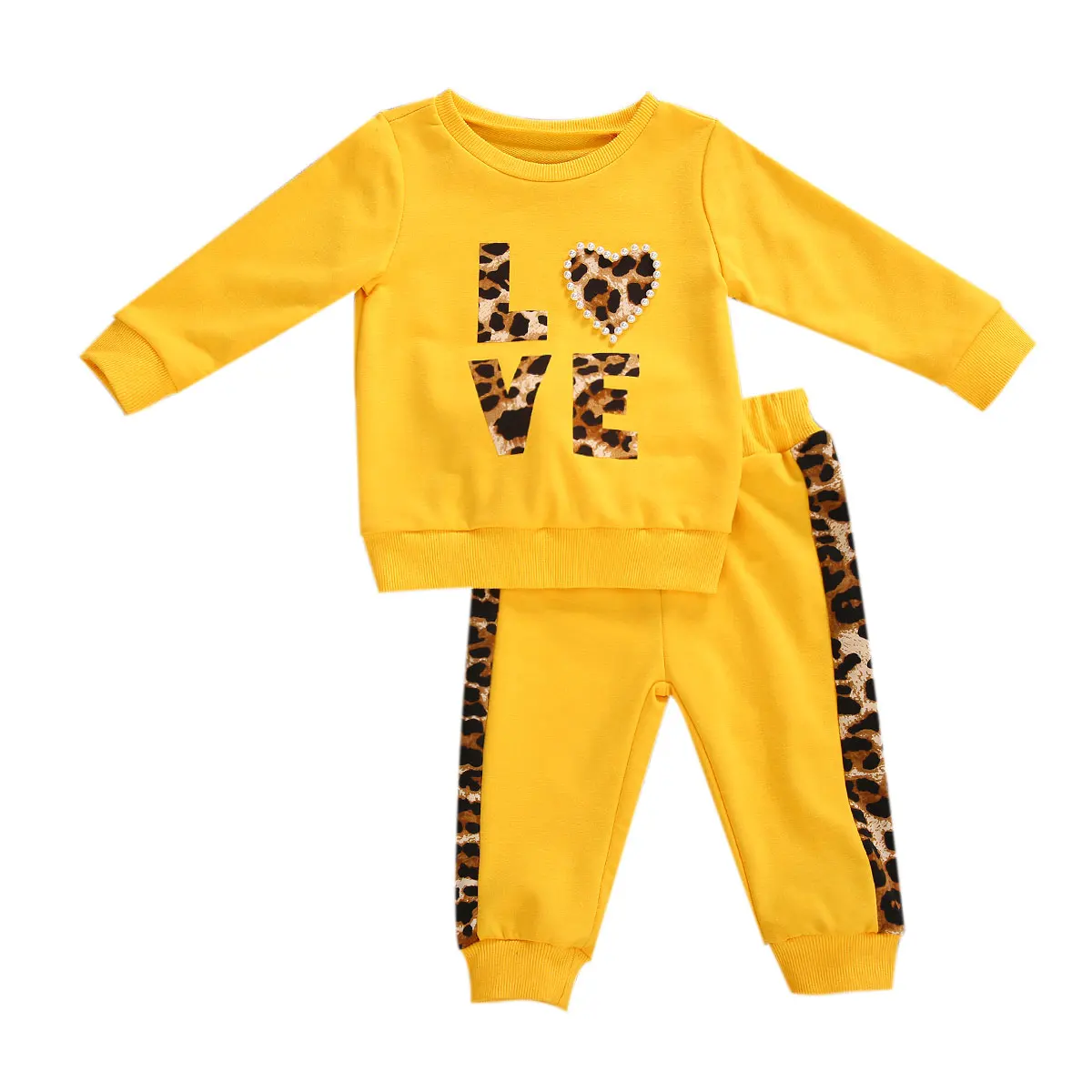 Осенний свитер для маленьких девочек, брюки-джоггеры, костюм, топ с круглым вырезом и длинными рукавами с леопардовым жемчугом, брюки, осенн...
Осенний свитер для маленьких девочек, брюки-джоггеры, костюм, топ с круглым вырезом и длинными рукавами с леопардовым жемчугом, брюки, осенн...