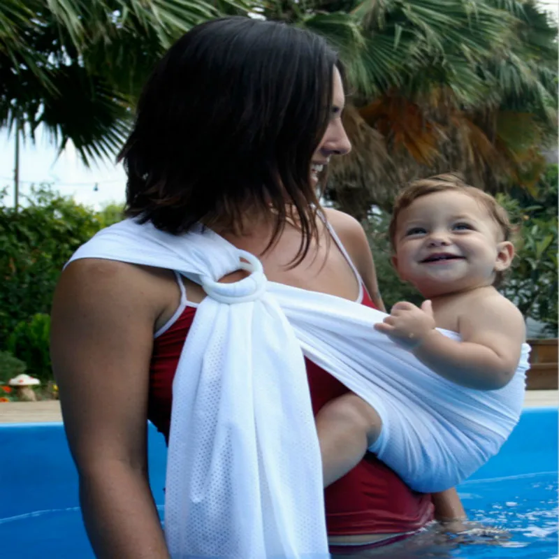 Ergonomic Baby Ring Bebe Gear Carrier Wrap Bebes Accessories 9 Colors Mesh Quick-drying Non-slip Double Loop Beach Water Sling |