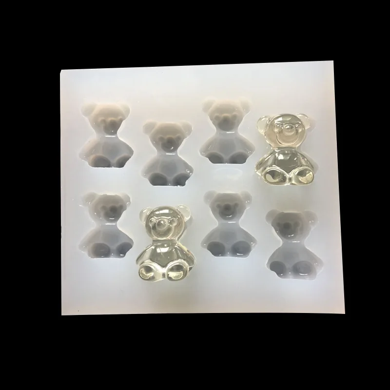 Bear Resin Mold Silicone Cartoon Jewelry Keychain Pendant DIY Phone Case Nail Earrings Necklace Keychain Mold 
Bear Resin Mold Silicone Cartoon Jewelry Keychain Pendant DIY Phone Case Nail Earrings Necklace Keychain Mold