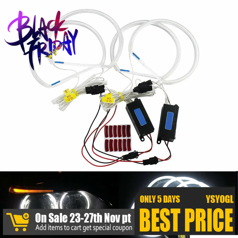 Фары «ангельские глазки» для автомобиля, 9-12 В, 2 шт., 146 мм, 131 мм
Фары «ангельские глазки» для автомобиля, 9-12 В, 2 шт., 146 мм, 131 мм