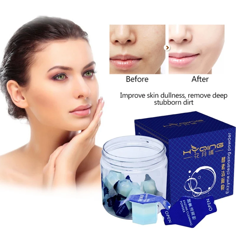 Remove Blackhead Exfoliating Moisturizing Whitening Face Washing Product Facial Cleansing Powder Shrink Pores Cleanser Enzyme
Remove Blackhead Exfoliating Moisturizing Whitening Face Washing Product Facial Cleansing Powder Shrink Pores Cleanser Enzyme