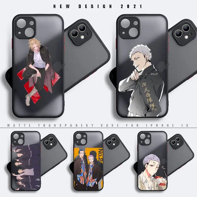 Tokyo Revengers Phone Case Black Color Matte Transparent For iPhone 13 12 11 X XR XS Pro Max Mini 7 8 Plus
Tokyo Revengers Phone Case Black Color Matte Transparent For iPhone 13 12 11 X XR XS Pro Max Mini 7 8 Plus