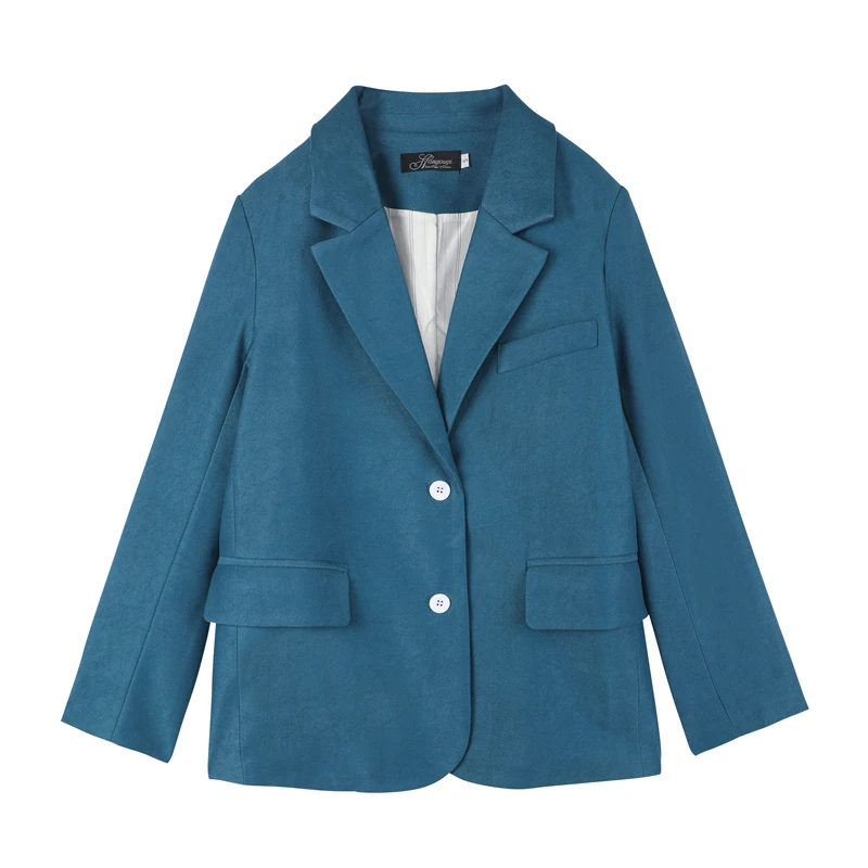 Spring Fall Clothes Women Fashion Elegant Korean Style Blue Blazers Jackets Ladies Single Breasted Slim Casual Suit Coat X816
Spring Fall Clothes Women Fashion Elegant Korean Style Blue Blazers Jackets Ladies Single Breasted Slim Casual Suit Coat X816