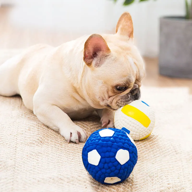 1 Pc Pet Dog Rubber Ball Toys Chew Teeth Cleaning Bite Dog Chewing Toys Funny French Bulldog Pug Vocal Bite Balls Pet Supplies
1 Pc Pet Dog Rubber Ball Toys Chew Teeth Cleaning Bite Dog Chewing Toys Funny French Bulldog Pug Vocal Bite Balls Pet Supplies