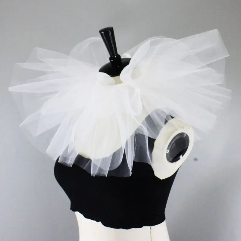 Women Vintage Mesh Neck Ruff Detachable Tulle Ruffle Collar Renaissance Victorian Halloween Cosplay Costume Clown Choker
Women Vintage Mesh Neck Ruff Detachable Tulle Ruffle Collar Renaissance Victorian Halloween Cosplay Costume Clown Choker