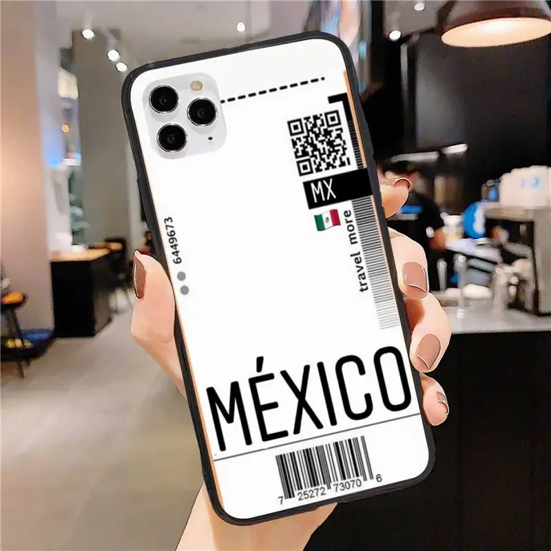Air Ticket Phone Case for iphone 11 12 Pro Max Black Cover Xs X XR 7 8 6 6S Plus 5 5S SE 2020 Fundas Coque Etui
Air Ticket Phone Case for iphone 11 12 Pro Max Black Cover Xs X XR 7 8 6 6S Plus 5 5S SE 2020 Fundas Coque Etui