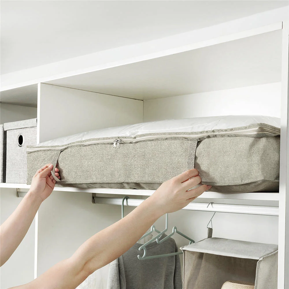 Foldable Under Bed Bags Large Under Bed Storage Boxes Thick Breathable Underbed Clothes Storage Bags Zippered Organizer
Foldable Under Bed Bags Large Under Bed Storage Boxes Thick Breathable Underbed Clothes Storage Bags Zippered Organizer