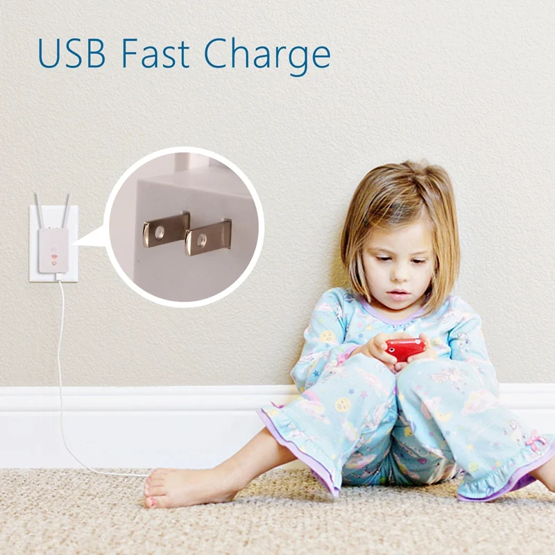 WiFi Repeater Wifi Signal Range Extender 2.4GHz 300Mbs AP Mode to Provide a Stable Network for Online Working
WiFi Repeater Wifi Signal Range Extender 2.4GHz 300Mbs AP Mode to Provide a Stable Network for Online Working