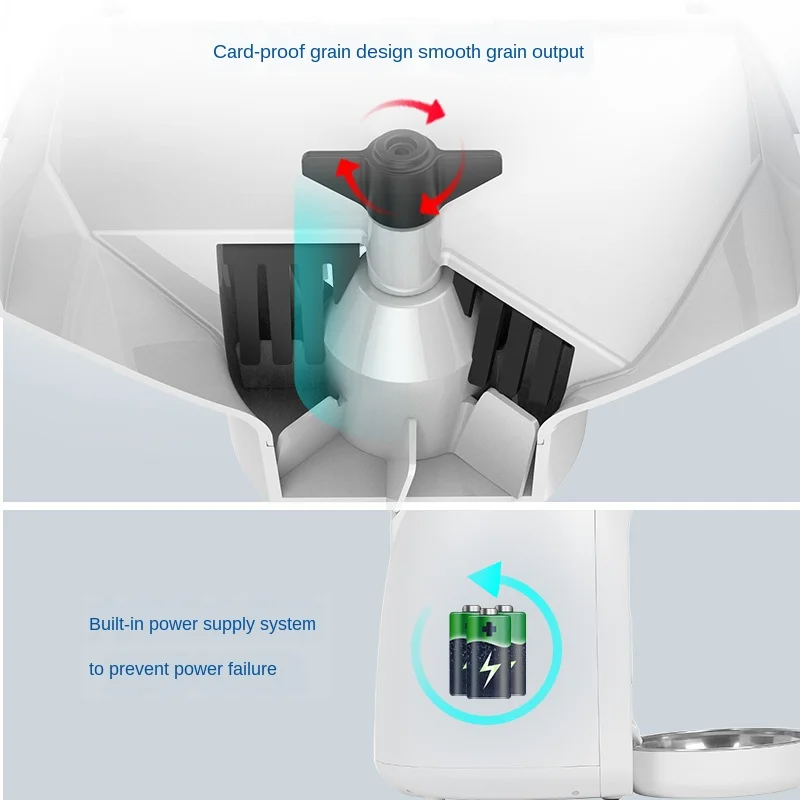 Cat Automatic Feeder Intelligent Timing Quantitative Cat Food Basin Small Feeder Pet Supplies Non-food Food Button Control Pet
Cat Automatic Feeder Intelligent Timing Quantitative Cat Food Basin Small Feeder Pet Supplies Non-food Food Button Control Pet