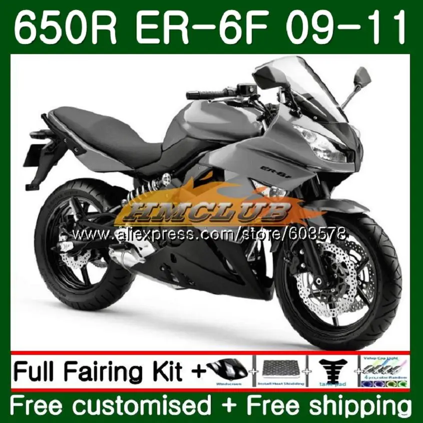 Body For KAWASAKI 650R ER 6 F ER6F 09 10 11 108CL.31 650 R ER6 F 09-11 ER 6F 650-R ER-6F 2009 2010 2011 Fairing Grey black
Body For KAWASAKI 650R ER 6 F ER6F 09 10 11 108CL.31 650 R ER6 F 09-11 ER 6F 650-R ER-6F 2009 2010 2011 Fairing Grey black