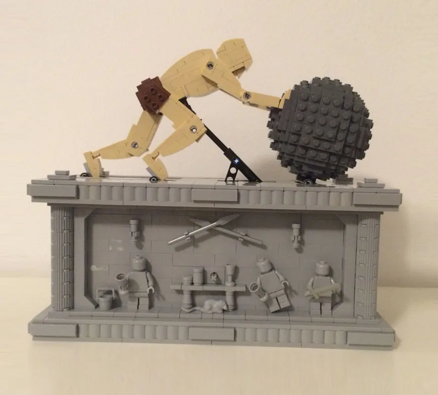 MOC-13390 1462 Pcs Builing Sisyphus Kinetic Sculpture Model Assembled Blocks Creative Series Advanced Gifts for Kids 23017
MOC-13390 1462 Pcs Builing Sisyphus Kinetic Sculpture Model Assembled Blocks Creative Series Advanced Gifts for Kids 23017