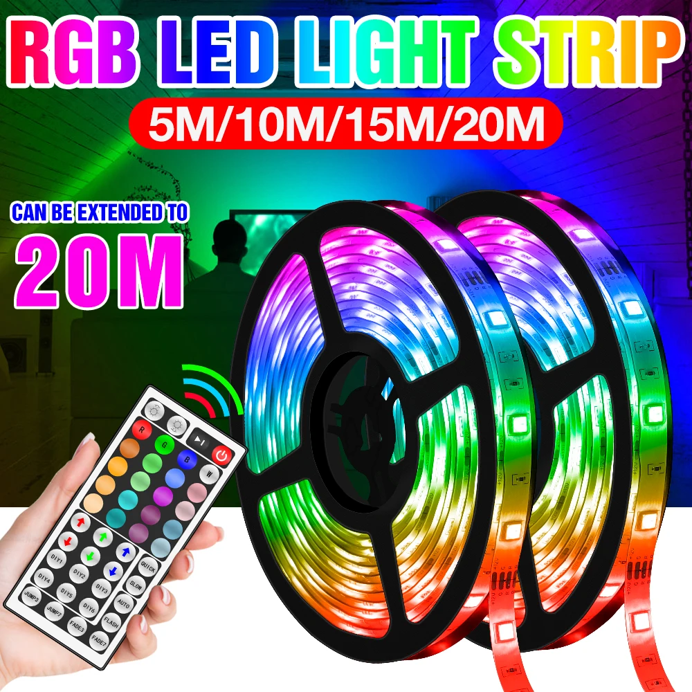 5050 RGB Led Strip Light 12V Flexible Ribbon Lamp 5M 10M 15M 20M Neon Strip Room TV Lighting US EU UK Plug Colorful Neon Light 
5050 RGB Led Strip Light 12V Flexible Ribbon Lamp 5M 10M 15M 20M Neon Strip Room TV Lighting US EU UK Plug Colorful Neon Light