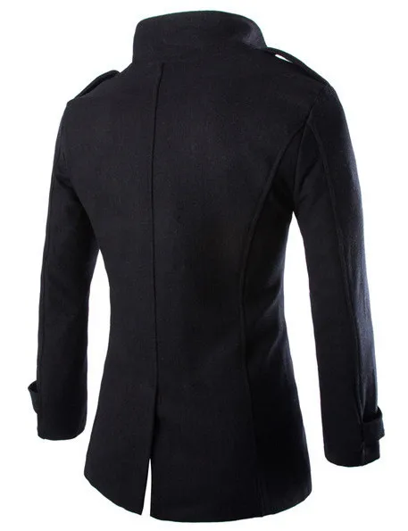 Coat Top quality Woolen Men British Style Double Breasted Long Windbreaker Jacket Autumn Winter New Wool Coat Men Grey Black 4XL
Coat Top quality Woolen Men British Style Double Breasted Long Windbreaker Jacket Autumn Winter New Wool Coat Men Grey Black 4XL