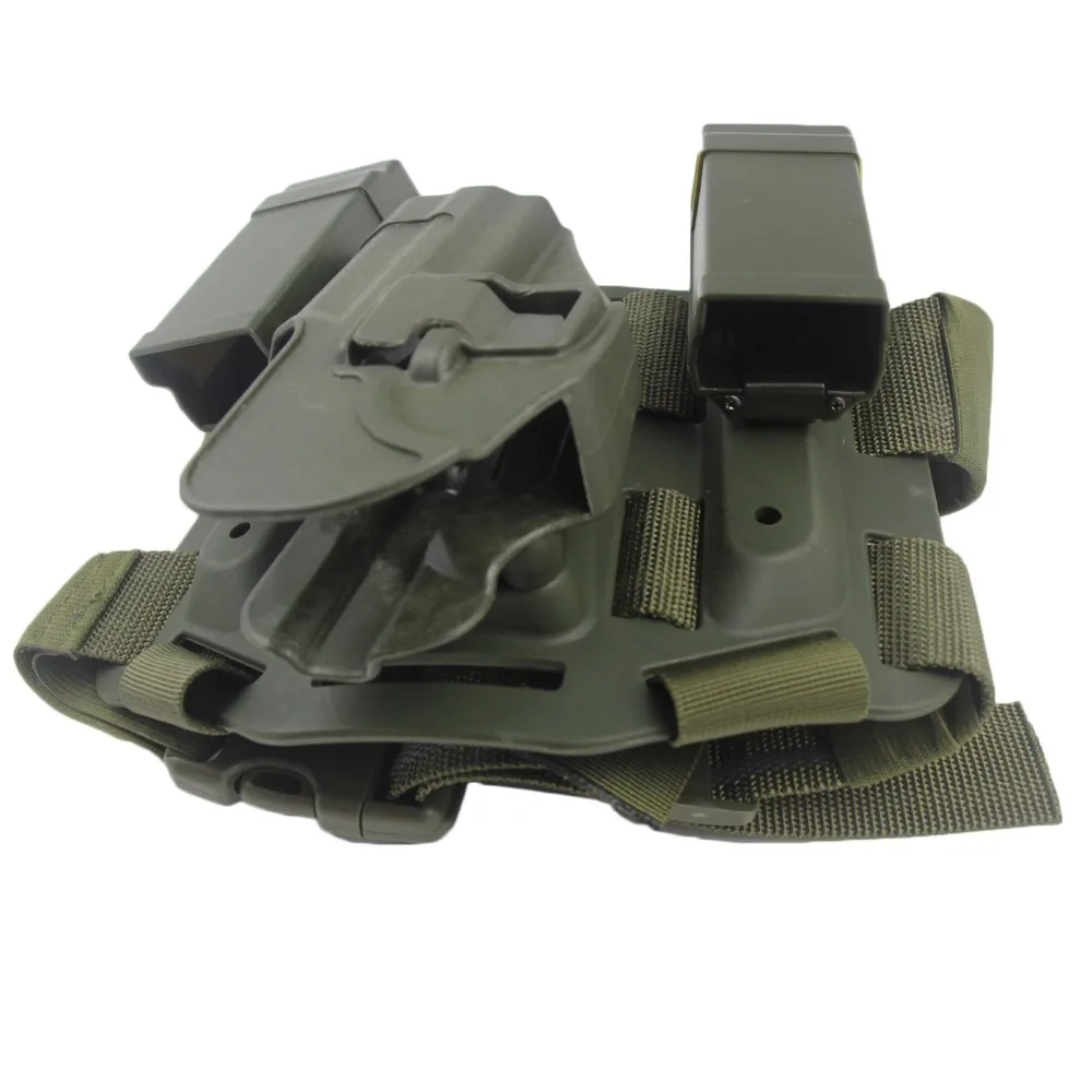 CQC Tactical Drop Leg Holster for HK USP Standard Thigh Holster Aisoft Hunting Right Hand Gun Case with Magazine pouch
CQC Tactical Drop Leg Holster for HK USP Standard Thigh Holster Aisoft Hunting Right Hand Gun Case with Magazine pouch