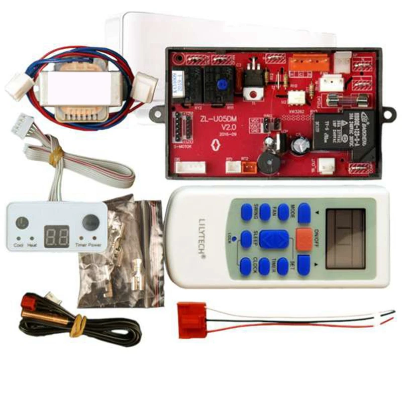 LILYTECH ZL-U05DM, PG Motor, Universal Ac Control System, Universal A/C Control System, Air Conditioner Controller 110V
LILYTECH ZL-U05DM, PG Motor, Universal Ac Control System, Universal A/C Control System, Air Conditioner Controller 110V