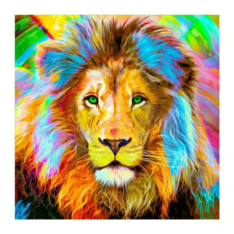 5D DIY Diamond Painting Color Lion Round Square AB Full Drill Resin Icon Handicraft Patch Embroidered
5D DIY Diamond Painting Color Lion Round Square AB Full Drill Resin Icon Handicraft Patch Embroidered