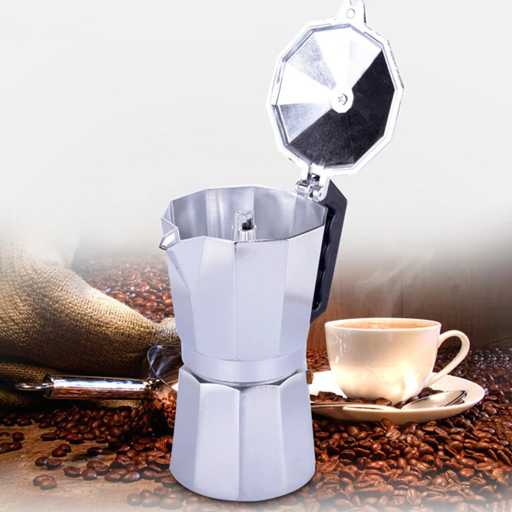600ml Aluminum Coffee Pot Portable Office Mocha Pot Coffeeware Espresso Latte Stove Coffee Maker Pot Percolator Coffee Thermos
600ml Aluminum Coffee Pot Portable Office Mocha Pot Coffeeware Espresso Latte Stove Coffee Maker Pot Percolator Coffee Thermos