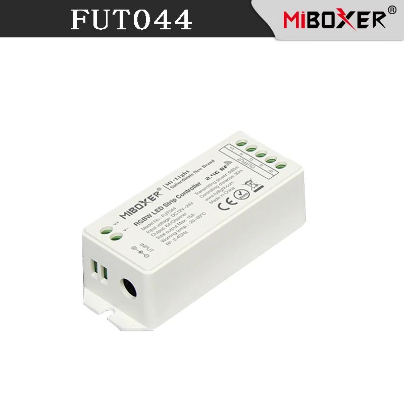 FUT044 DC12V 24V 15A Mi.light 2.4G Wireless RGBW LED Controller FUT044 WiFi Compatible for RGBCW RGBWW LED Strip
FUT044 DC12V 24V 15A Mi.light 2.4G Wireless RGBW LED Controller FUT044 WiFi Compatible for RGBCW RGBWW LED Strip
