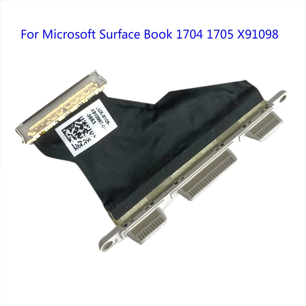 NEW DC Jack Charging Port Dock Connector For Microsoft Surface Book 1704 1705 X91098
NEW DC Jack Charging Port Dock Connector For Microsoft Surface Book 1704 1705 X91098