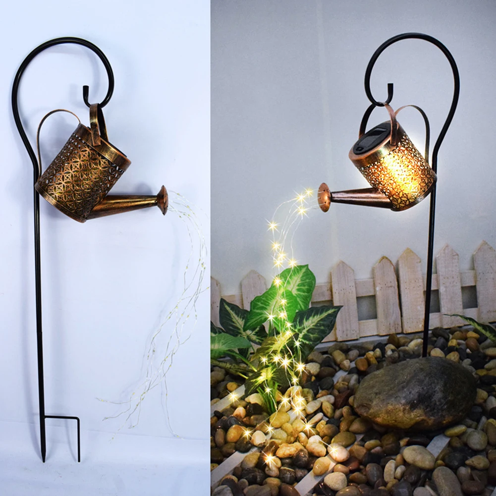 Solar LED Garden Lawn Lamp Creative Watering Can Sprinkles Star Type Shower Art Light For Outdoor Garden Lawn Courtyard Decor
Solar LED Garden Lawn Lamp Creative Watering Can Sprinkles Star Type Shower Art Light For Outdoor Garden Lawn Courtyard Decor