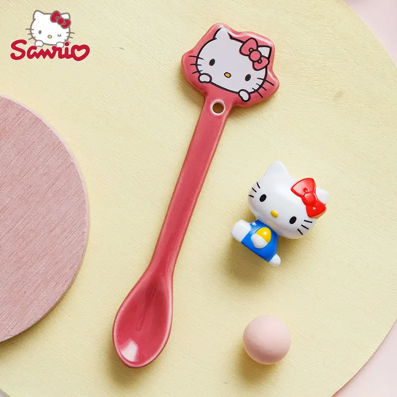 Hello Kitty Ceramic Spoon Household Children Creative Fun One Person One Spoon Cute Soup Rice Spoon
Hello Kitty Ceramic Spoon Household Children Creative Fun One Person One Spoon Cute Soup Rice Spoon