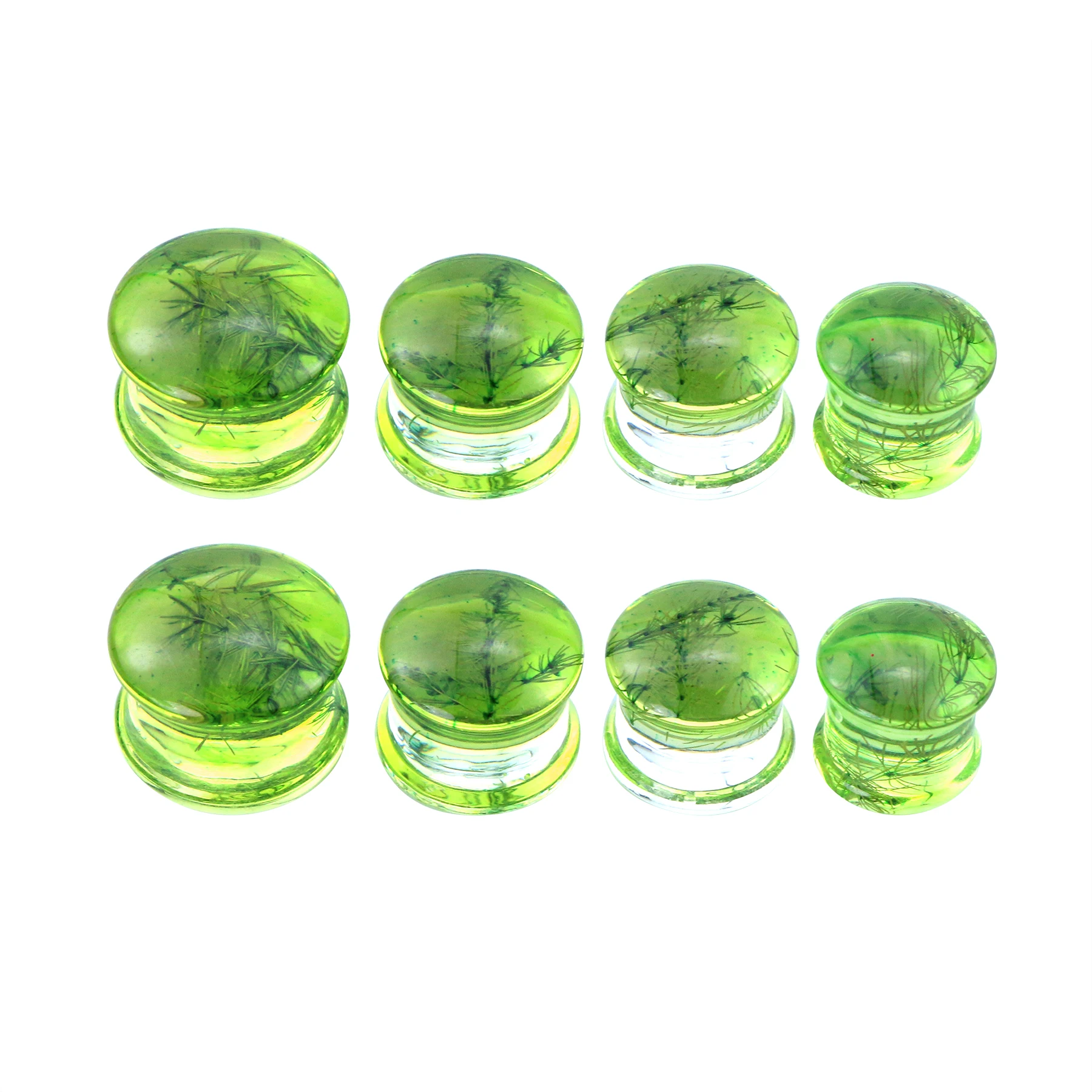 2Pcs Green Resin Ear Gauges Acrylic Ear Plugs Tunnels Branch specimen Earrings Piercing Expander Body Piercing Jewelry
2Pcs Green Resin Ear Gauges Acrylic Ear Plugs Tunnels Branch specimen Earrings Piercing Expander Body Piercing Jewelry