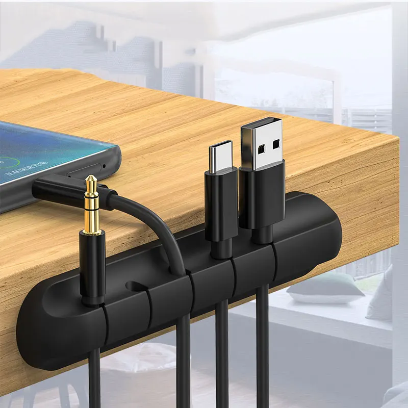 Cable Organizer Silicone USB Cable Winder Desktop Tidy Management Clips Cable Holder for Mouse Headphone Wire Organizer
Cable Organizer Silicone USB Cable Winder Desktop Tidy Management Clips Cable Holder for Mouse Headphone Wire Organizer