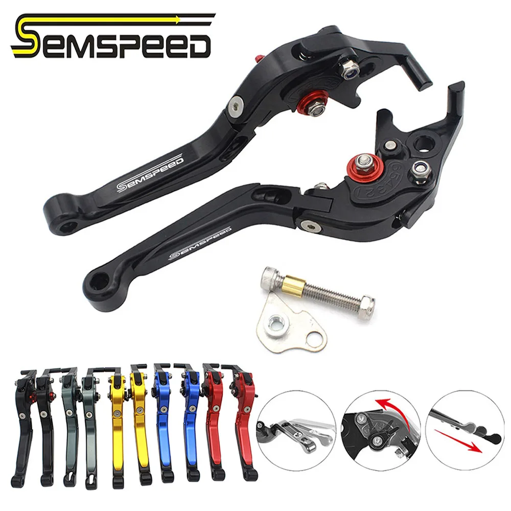 SEMSPEED For SYM CRUISYM 300 2017-2019 2020 Motorcycle Accessories CNC Adjustable Folding Extendable Parking Brake Clutch Levers
SEMSPEED For SYM CRUISYM 300 2017-2019 2020 Motorcycle Accessories CNC Adjustable Folding Extendable Parking Brake Clutch Levers