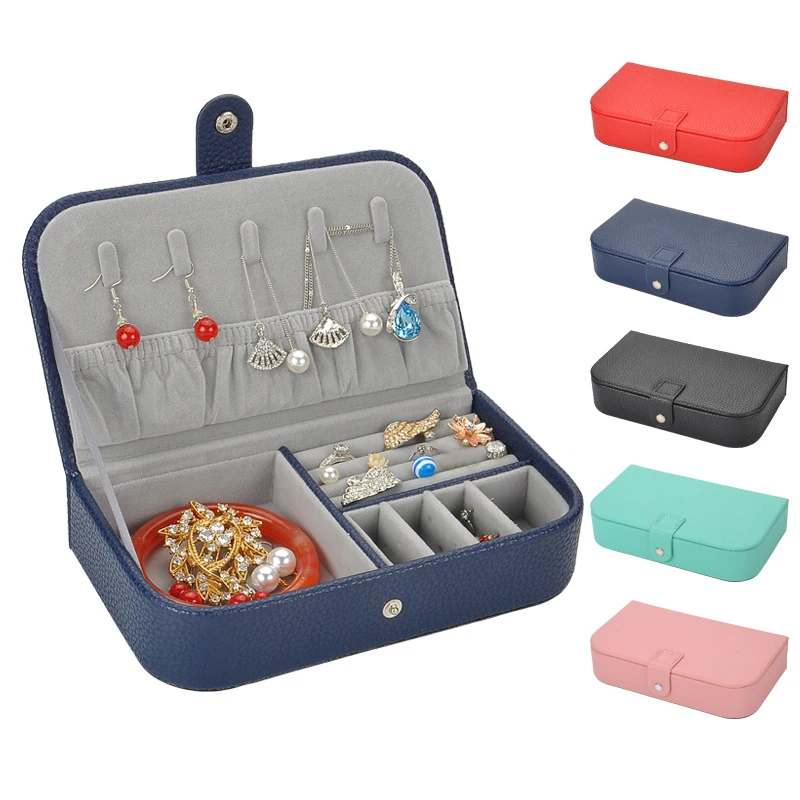 Newest Pattern Jewelry Box Pu Lychee Pattern Earrings Storage Cases for Girl Portable Monolayer Jewelry Organizer
Newest Pattern Jewelry Box Pu Lychee Pattern Earrings Storage Cases for Girl Portable Monolayer Jewelry Organizer