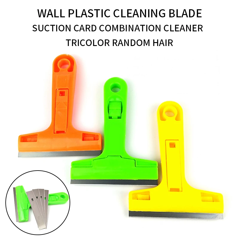 1PC Portable Cleaning Shovel Knife 100mm For Glass Floor Tiles Floor Scraper with 5pcs Blades Cleaning Hand Tools
1PC Portable Cleaning Shovel Knife 100mm For Glass Floor Tiles Floor Scraper with 5pcs Blades Cleaning Hand Tools