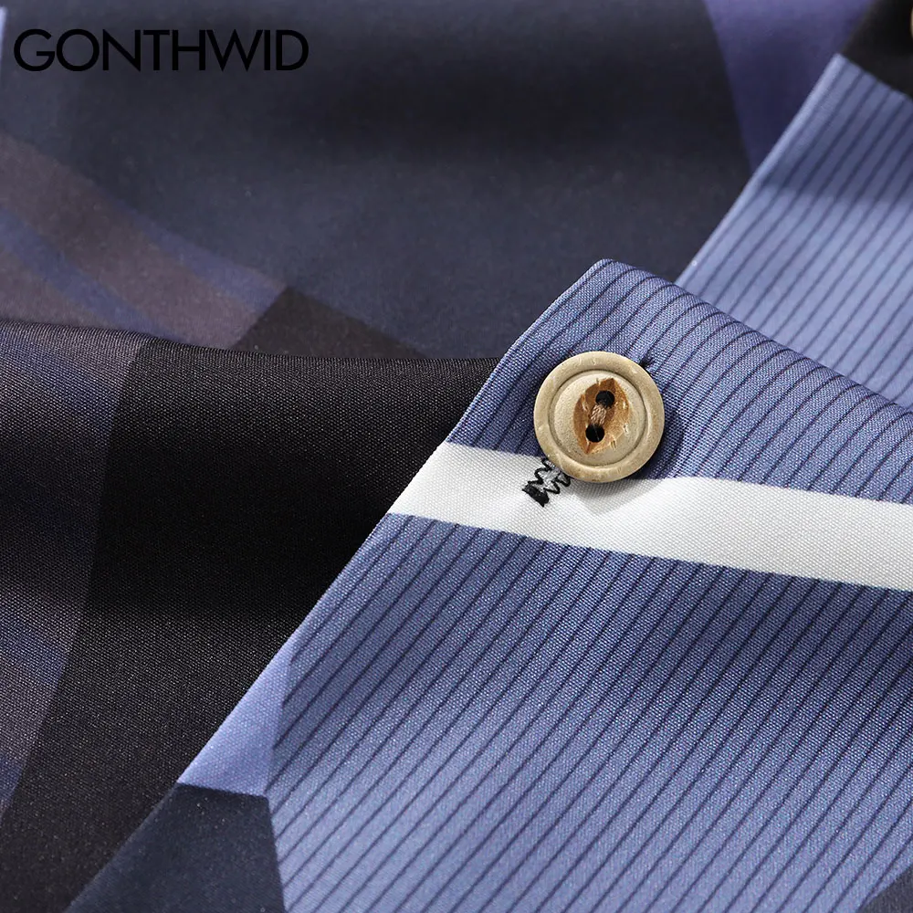 GONTHWID Hawaiian Shirts Hip Hop Hit The Color Geometry Shirt Streetwear Sandy Beach Holiday Harajuku Buttons Short Sleeve Tops
GONTHWID Hawaiian Shirts Hip Hop Hit The Color Geometry Shirt Streetwear Sandy Beach Holiday Harajuku Buttons Short Sleeve Tops