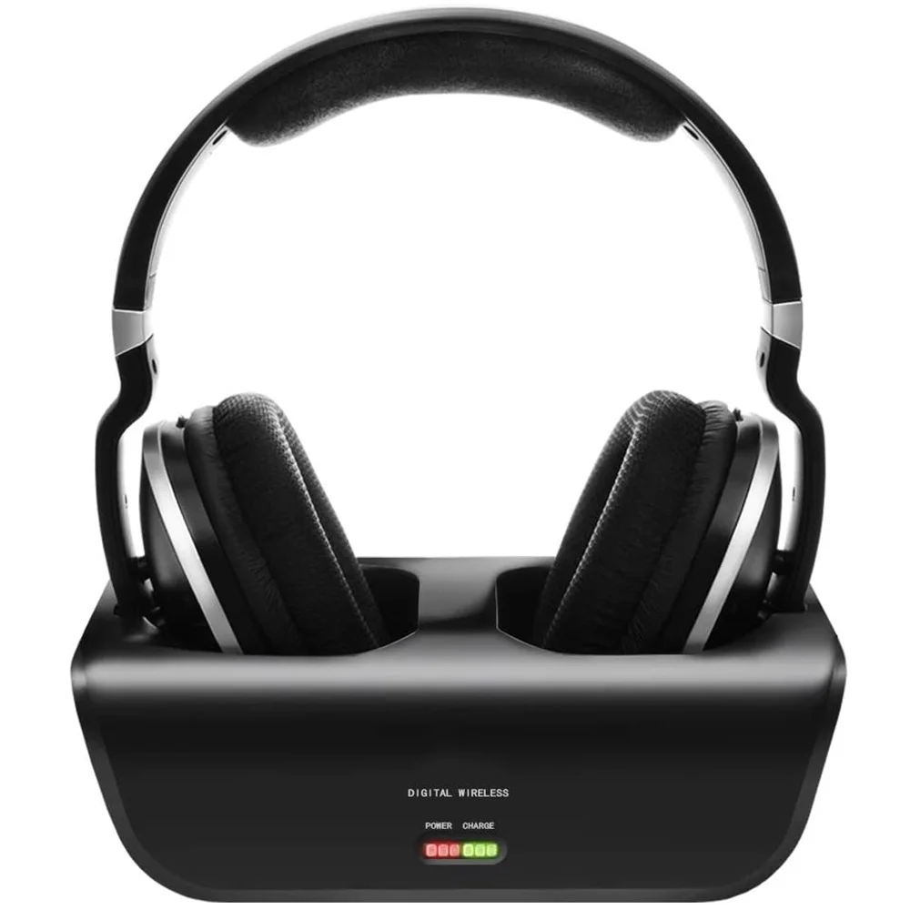 Wireless TV Headphones, ADH300 2.4GHz Digital Over-Ear Stereo Headphone for TV 100ft Distance Transmitter Charging Dock
Wireless TV Headphones, ADH300 2.4GHz Digital Over-Ear Stereo Headphone for TV 100ft Distance Transmitter Charging Dock