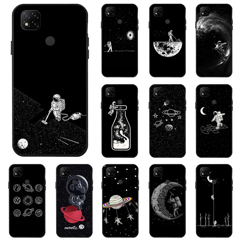 X3 чехол для Xiaomi Poco NFC F2 Pro Space Planet на Redmi Note 9 8 9S 8T 9C 10X Mi 10 Lite мягкий из ТПУ | Мобильные