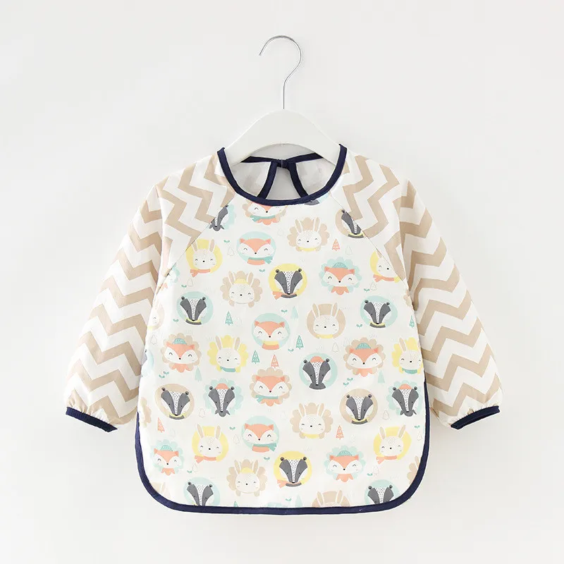 Cartoon Long Sleeve Baby Bibs Cotton Waterproof Reversible Bandana Bibs Children Eating Drawing Apron Baby Feeding Burp Cloth
Cartoon Long Sleeve Baby Bibs Cotton Waterproof Reversible Bandana Bibs Children Eating Drawing Apron Baby Feeding Burp Cloth
