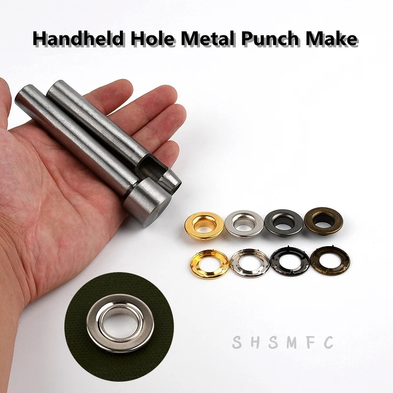 8-18mm Tarpaulin Eyelet And Eyelet Handheld Metal Punch Die Tool Set Metal Button Leathercraft Clothing Shoes Belt Bag Grommet
8-18mm Tarpaulin Eyelet And Eyelet Handheld Metal Punch Die Tool Set Metal Button Leathercraft Clothing Shoes Belt Bag Grommet