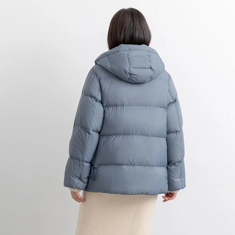 YAYA 2021 Women Puffer Jackets White Down Hat Thick Windproof Warm Hood Winter Down Women Ladies Parkas Padded Short Coat
YAYA 2021 Women Puffer Jackets White Down Hat Thick Windproof Warm Hood Winter Down Women Ladies Parkas Padded Short Coat