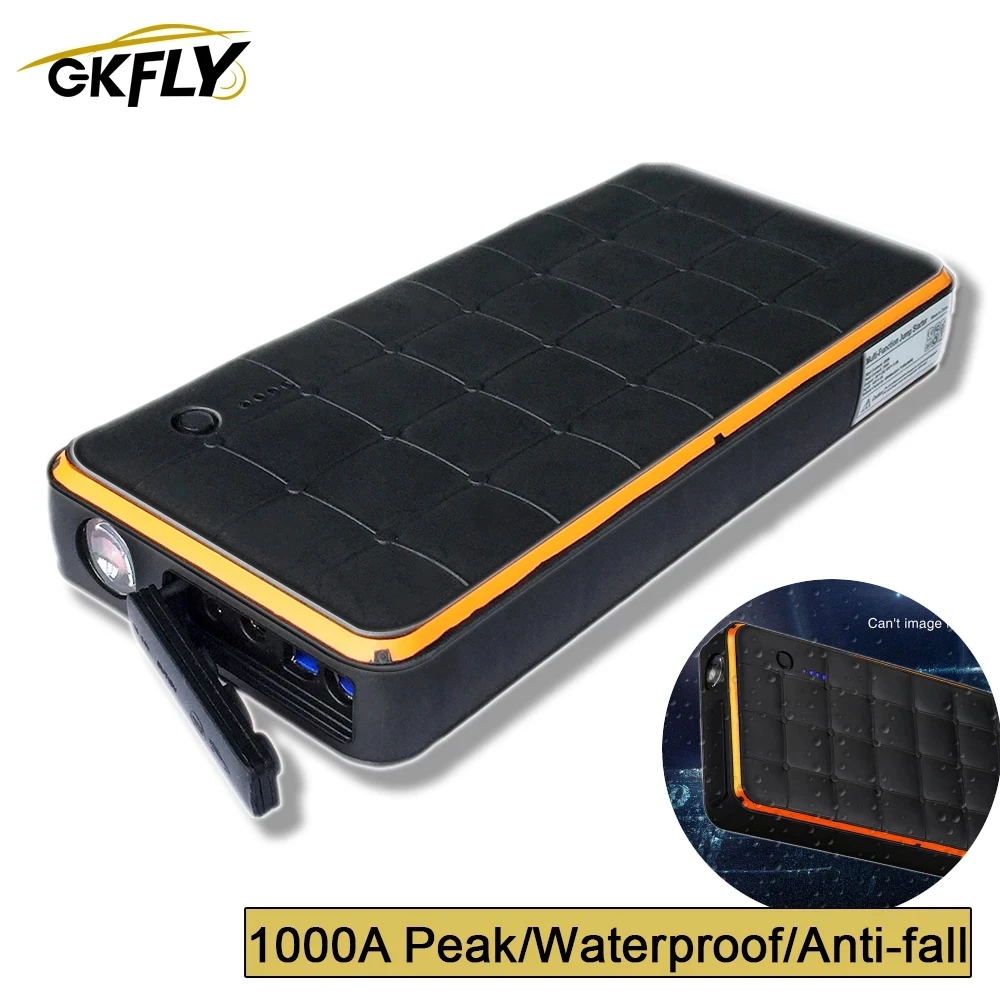 GKFLY Super 1000A Car Jump Starter 28000mAh Portable Lighter Starting Device Power Bank 12V Charger For Car Battery Starter
GKFLY Super 1000A Car Jump Starter 28000mAh Portable Lighter Starting Device Power Bank 12V Charger For Car Battery Starter