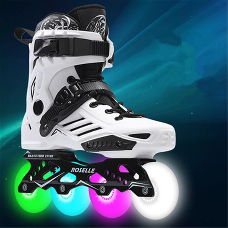 Roselle Roller Skates Men Women Inline Skating Shoes High Quality Sliding Freestyle Skating Patins 4 Wheels Professional
Roselle Roller Skates Men Women Inline Skating Shoes High Quality Sliding Freestyle Skating Patins 4 Wheels Professional