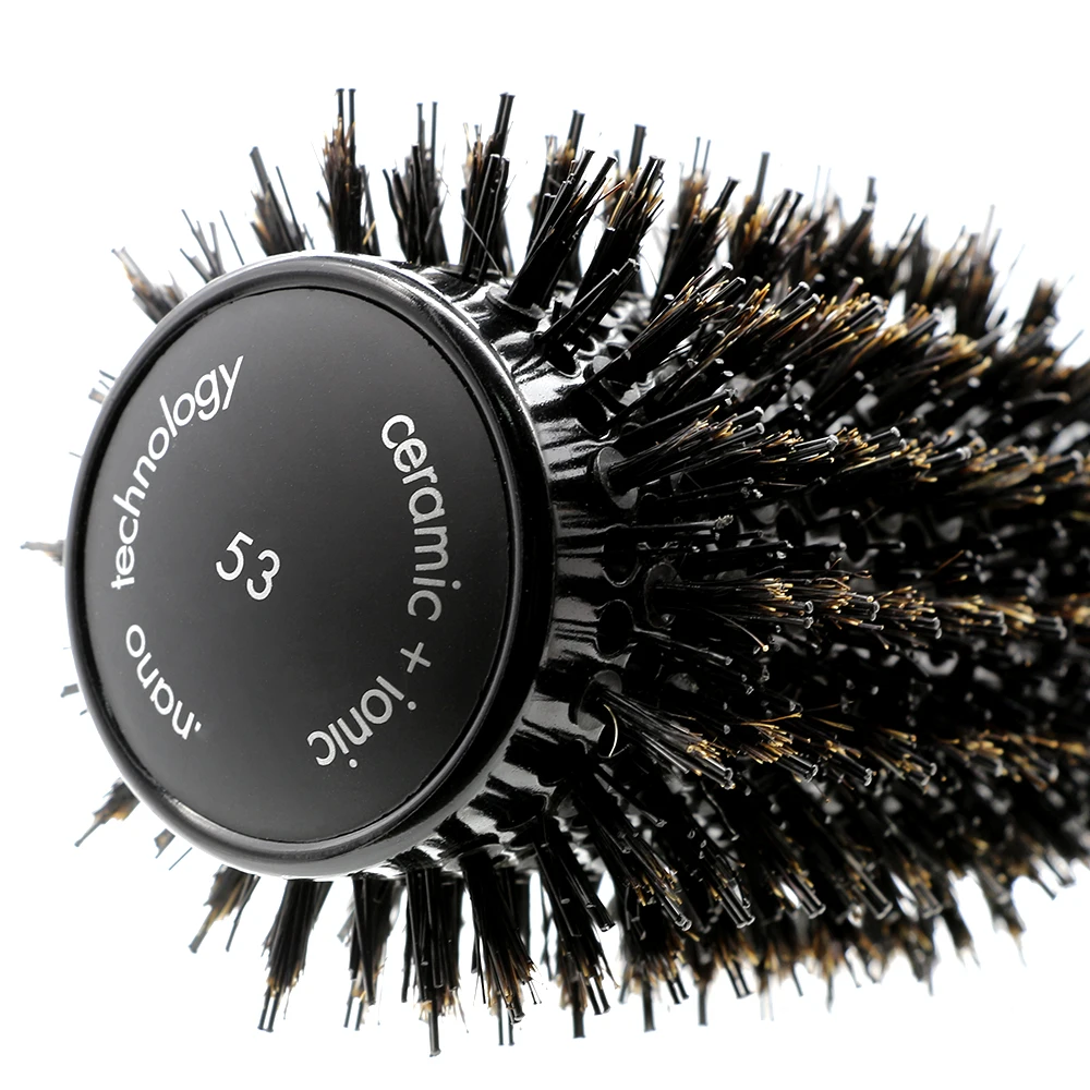Mythus Newest Ceramic Hair Round Brush Heat Resistant Boar Bristle Hair Styling Curling Comb For Hairdresser Ionic Round Brushes
Mythus Newest Ceramic Hair Round Brush Heat Resistant Boar Bristle Hair Styling Curling Comb For Hairdresser Ionic Round Brushes