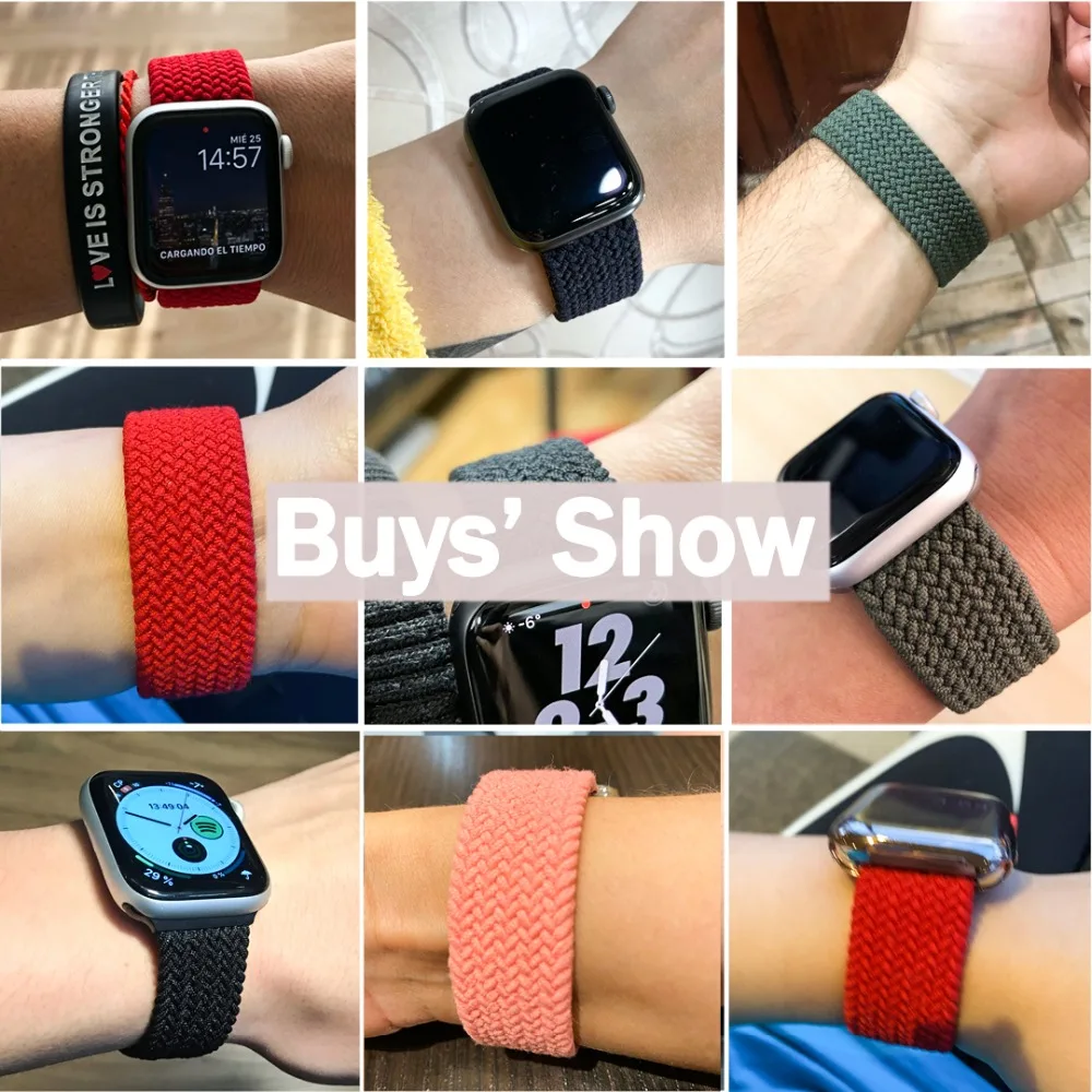 Braided Solo Loop For Apple Watch Band 44mm 40mm 38mm 42mm Fabric-feel Elastic Belt Nylon Bracelet For IWatch Serie 3 4 5 Se 6 S
Braided Solo Loop For Apple Watch Band 44mm 40mm 38mm 42mm Fabric-feel Elastic Belt Nylon Bracelet For IWatch Serie 3 4 5 Se 6 S