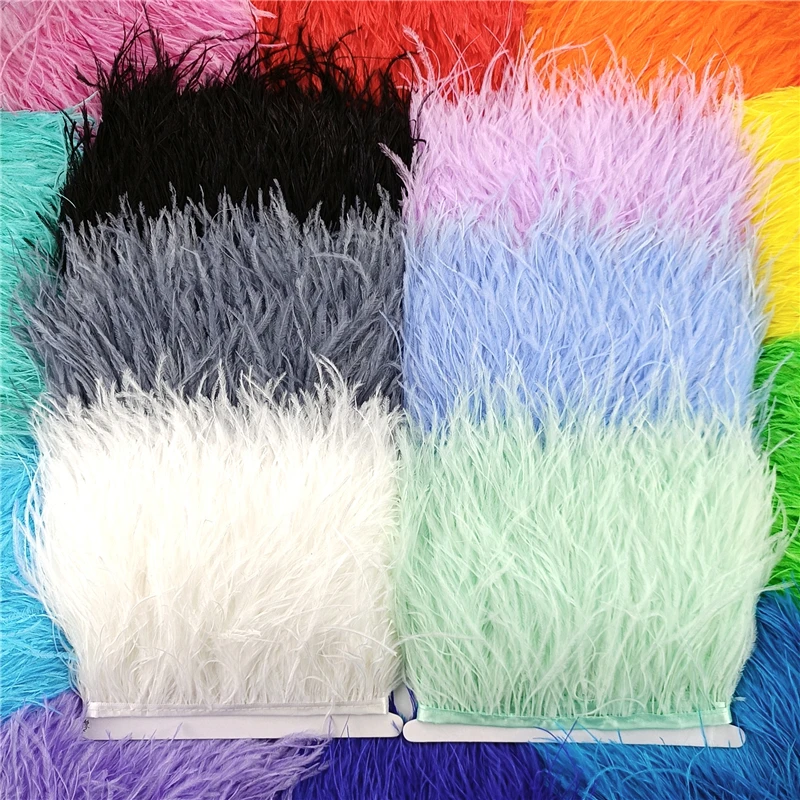 10Meters/Lot Ostrich Feather Ribbon 10-15cm Natural Feathers Fringe Trim for Needlework and Handicrafts Plumes Dress Accessories
10Meters/Lot Ostrich Feather Ribbon 10-15cm Natural Feathers Fringe Trim for Needlework and Handicrafts Plumes Dress Accessories