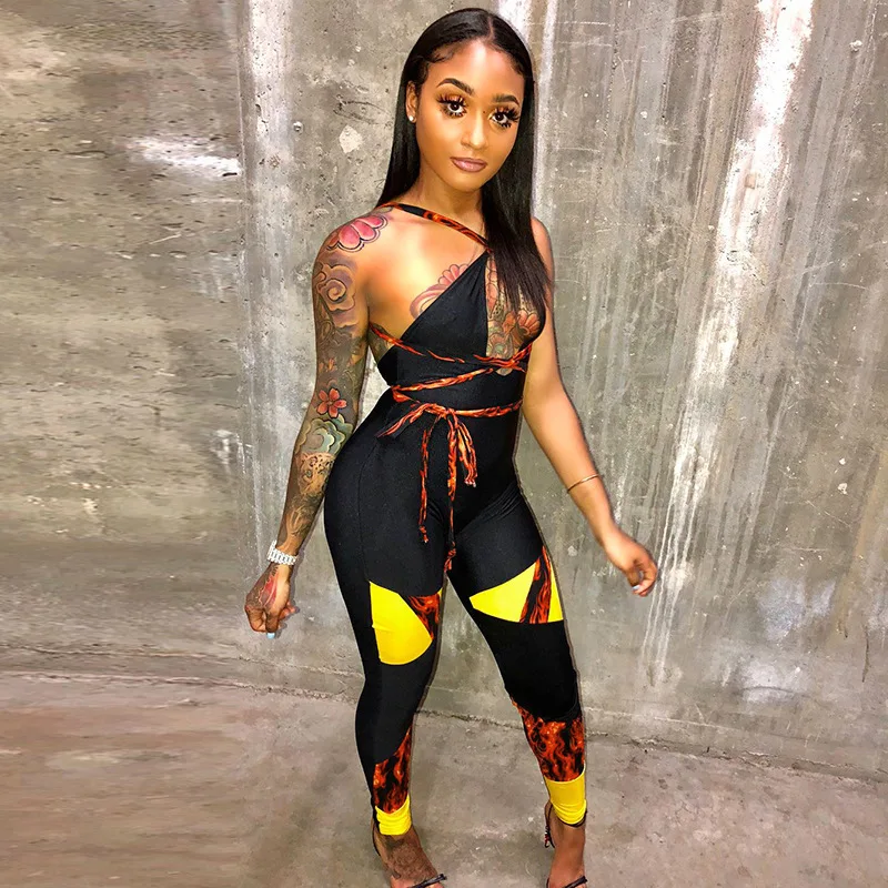 Patchwork Print Strap Slimming Jumpsuits Hollow Out Backless Tops Women 2021 Sexy Outfits Clubwear Streetwear Skinny Rompers
Patchwork Print Strap Slimming Jumpsuits Hollow Out Backless Tops Women 2021 Sexy Outfits Clubwear Streetwear Skinny Rompers