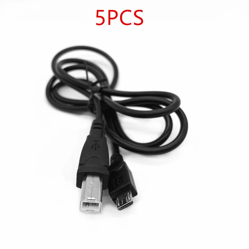 5X Micro USB папа к стандарту USB 2,0 B Тип Мужской кабель для передачи данных для жесткого диска и принтера сканер 1 м
5X Micro USB папа к стандарту USB 2,0 B Тип Мужской кабель для передачи данных для жесткого диска и принтера сканер 1 м
