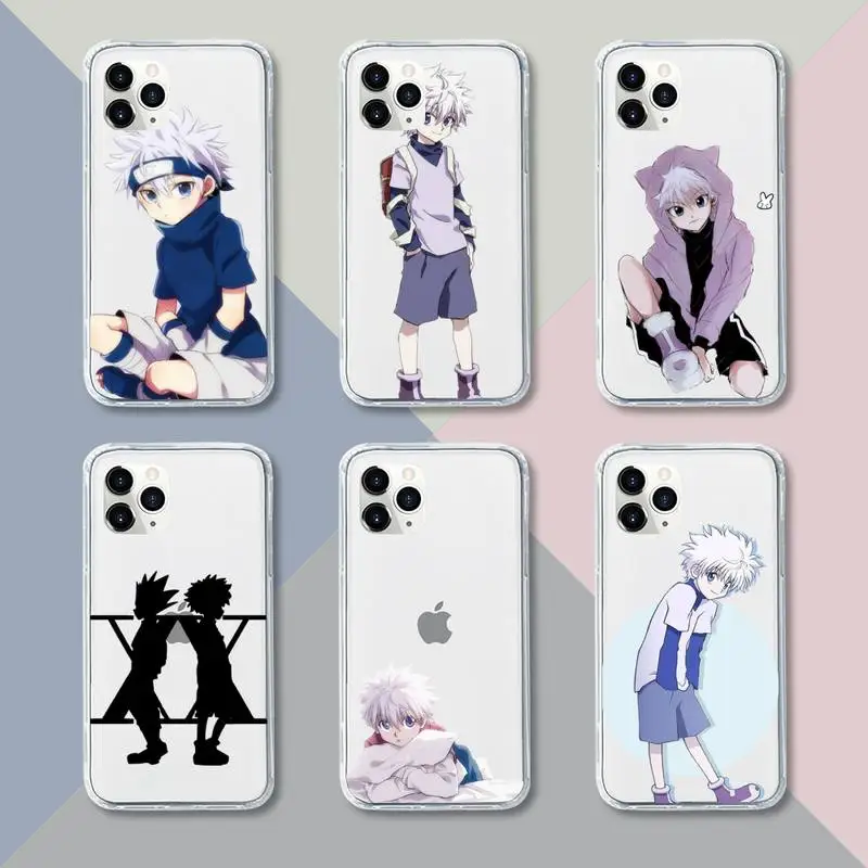 hunter x hunter Killua Zoldyck Phone Case Transparent For iPhone 12 11 pro mini XS XR X max 5 6 s 7 8 plus Soft TPU Clear
hunter x hunter Killua Zoldyck Phone Case Transparent For iPhone 12 11 pro mini XS XR X max 5 6 s 7 8 plus Soft TPU Clear