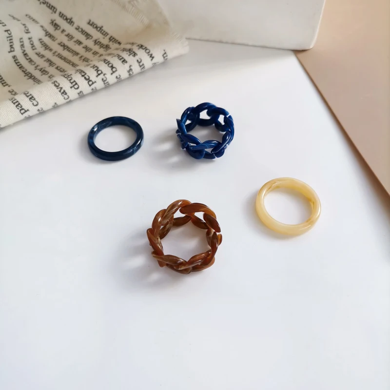 Acrylic Geometric Hollow Ring Fashionable Joker Contracted Two-piece Restoring Ancient Ways Ring Woman Jewelry Gift Accessories
Acrylic Geometric Hollow Ring Fashionable Joker Contracted Two-piece Restoring Ancient Ways Ring Woman Jewelry Gift Accessories