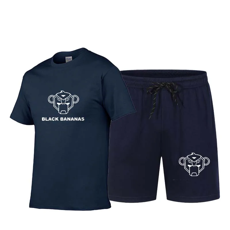 Black Banana 2 Piece Set Of Printed Men's Summer O-neck Apparel Sportswear New Short-sleeved Men's T-shirt + Shorts Set
Black Banana 2 Piece Set Of Printed Men's Summer O-neck Apparel Sportswear New Short-sleeved Men's T-shirt + Shorts Set